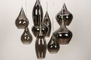Hanglamp 13511: modern, eigentijds klassiek, art deco, glas #7