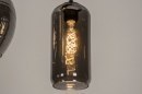 Hanglamp 13513: modern, eigentijds klassiek, glas, metaal #11