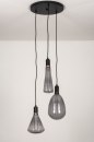 Hanglamp 13532: landelijk, modern, metaal, zwart #14