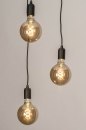 Hanglamp 13532: landelijk, modern, metaal, zwart #3