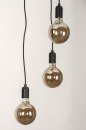 Hanglamp 13532: landelijk, modern, metaal, zwart #6