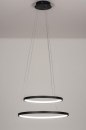Hanglamp 13671: modern, metaal, zwart, mat #2