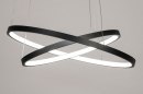 Hanglamp 13671: modern, metaal, zwart, mat #3