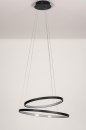 Hanglamp 13671: modern, metaal, zwart, mat #6