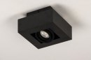 Plafondlamp 13781: design, modern, metaal, zwart #5