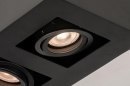 Plafondlamp 13784: design, modern, metaal, zwart #9