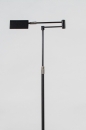 Vloerlamp 13890: modern, eigentijds klassiek, metaal, zwart #19