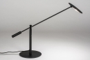 Tafellamp 13892: design, modern, metaal, zwart #4