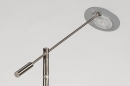 Vloerlamp 13893: design, modern, staal rvs, staalgrijs #8