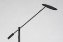Vloerlamp 13894: design, modern, metaal, zwart #7