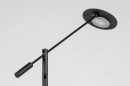 Vloerlamp 13894: design, modern, metaal, zwart #8
