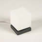 Tafellamp 13947: modern, glas, wit opaalglas, metaal #5