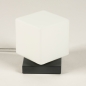 Tafellamp 13947: modern, glas, wit opaalglas, metaal #8