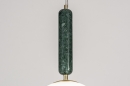 Foto 13994-4: Design hanglamp Globen Lighting in Art Deco stijl met massief marmer