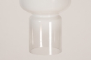 Foto 14000-13: Schitterend design hanglamp uitgevoerd in wit opaalglas, geschikt voor vervangbare led verlichting.