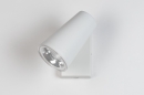 Foto 14014-6: Grote, witte buitenlamp geschikt voor vervangbaar led.
