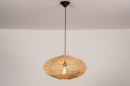 Hanglamp 14041: modern, retro, hout, riet #1