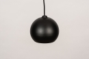 Hanglamp 14055: modern, retro, metaal, zwart #4
