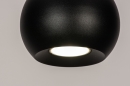 Hanglamp 14055: modern, retro, metaal, zwart #5