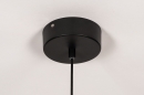 Hanglamp 14055: modern, retro, metaal, zwart #7