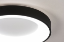 Plafondlamp 14099: modern, kunststof, metaal, zwart #3