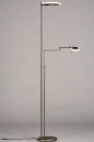 Foto 14106-2: Een dimbare, design led vloerlamp / leeslamp met verlichtingsmogelijkheden.