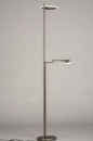 Foto 14106-3: Een dimbare, design led vloerlamp / leeslamp met verlichtingsmogelijkheden.