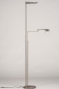 Foto 14106-5: Een dimbare, design led vloerlamp / leeslamp met verlichtingsmogelijkheden.