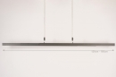 Hanglamp 14108: design, modern, metaal, zwart #1