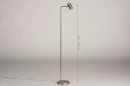 Foto 14163-1: Moderne staande leeslamp met GU10 fitting en schakelaar op het armatuur