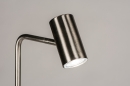Foto 14163-6: Moderne staande leeslamp met GU10 fitting en schakelaar op het armatuur