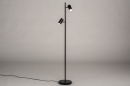 Vloerlamp 14164: modern, retro, metaal, zwart #2