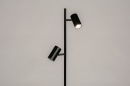 Vloerlamp 14164: modern, retro, metaal, zwart #4