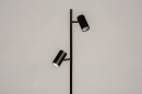 Vloerlamp 14164: modern, retro, metaal, zwart #5