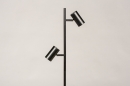 Vloerlamp 14164: modern, retro, metaal, zwart #6