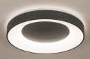 Plafondlamp 14197: modern, kunststof, metaal, zwart #2