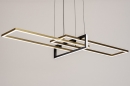 Hanglamp 14259: modern, eigentijds klassiek, art deco, messing #2