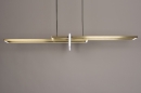 Hanglamp 14259: modern, eigentijds klassiek, art deco, messing #4