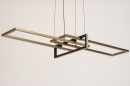 Hanglamp 14259: modern, eigentijds klassiek, art deco, messing #5