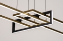Hanglamp 14259: modern, eigentijds klassiek, art deco, messing #6