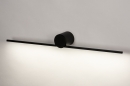 Wandlamp 14274: design, modern, aluminium, zwart #3