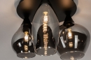 Plafondlamp 14293: modern, eigentijds klassiek, art deco, glas #10