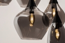 Hanglamp 14295: modern, eigentijds klassiek, art deco, glas #11