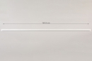 Foto 14340-1: Los onderdeel; Verlengstuk voor spanningsrail in mat witte kleur van 1.43m.