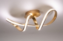 Plafondlamp 14361: design, modern, eigentijds klassiek, messing #2