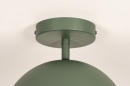 Plafondlamp 14938: modern, retro, metaal, groen #6
