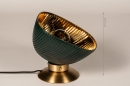 Tafellamp 14943: modern, eigentijds klassiek, art deco, glas #1