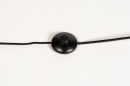 Foto 14962-11: Schwarze Stehleuchte mit Rauchglasschirmen 