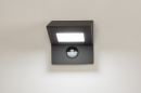 Wandlamp 14991: modern, aluminium, metaal, antraciet donkergrijs #2