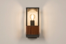 Wandlamp 14992: landelijk, modern, hout, glas #3